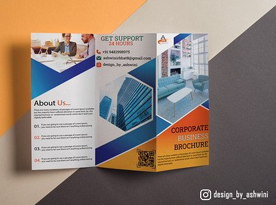 Tri-Fold Corporate Brochure branding design