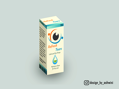 Eye drop packaging adobe illustrator boxpackaging graphic design illustration packaging packaging design packagingdesign