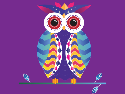 Vector art of an Owl art digital art graphic design vector art