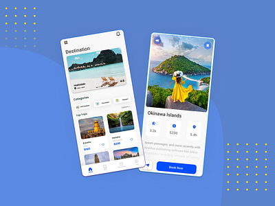 Travel App Design adobexd app design design figma mobile application uiux user interface