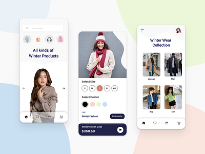 Fashionable Cloth App Design by Khadija Shams on Dribbble