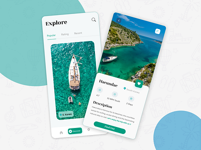 Discover Place App Design