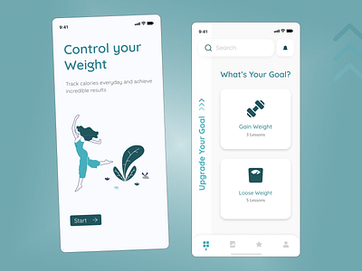 Exercise App Design app design design figma mobile application ui uiux user user interface