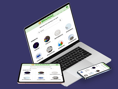 BRAINIAC : A learning platform ui ux