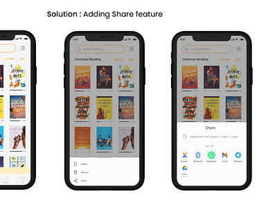 Redesigning LightReader Shelf page design figma ui ux