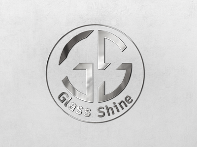 Logo design for Glass Shine 3d animation branding desigin graphic design logo motion graphics ui