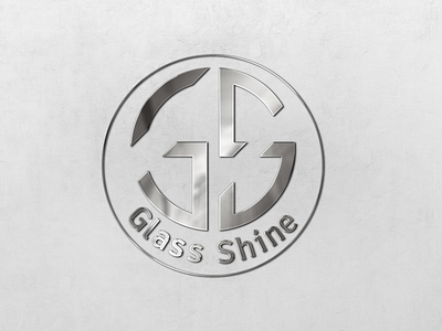 Logo design for Glass Shine 3d animation branding desigin graphic design logo motion graphics ui