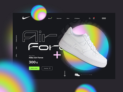 Landing page store sneakers