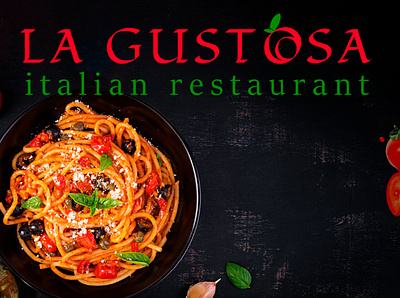 Сorporate identity for an Italian restaurant La Gustosa