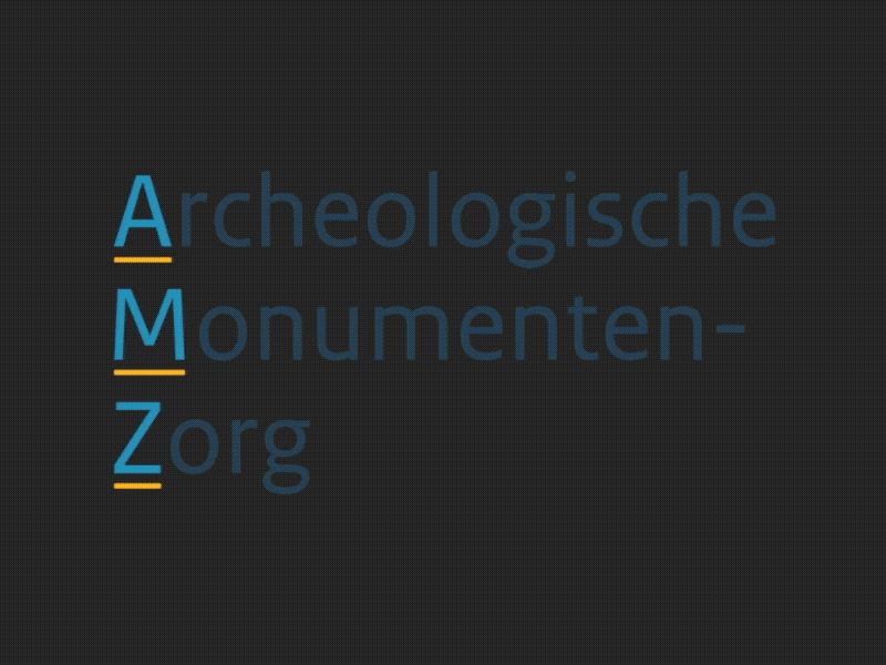 AMZ-cyclus archeology cycle design dutch gif illustration nederland