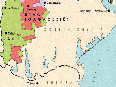 Dutch schoolmap of Moldova sneak