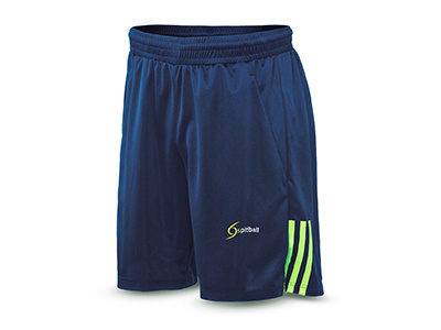 Spitball blue elastic shorts sport staff tennis