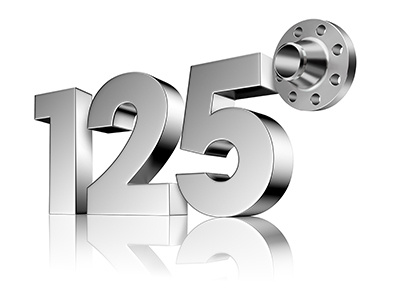 125 Anniversary acciaio anniversary colata fusion industria industy iron numbers