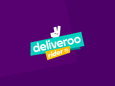 Deliveroo Rider #2 - Details, logo and interface 🛵🌮 animation art direction art direction design branding concept delivery app fun game game art illustration interaction interface mobile mobile first mobile ui purple turquoise typography ui design ux design