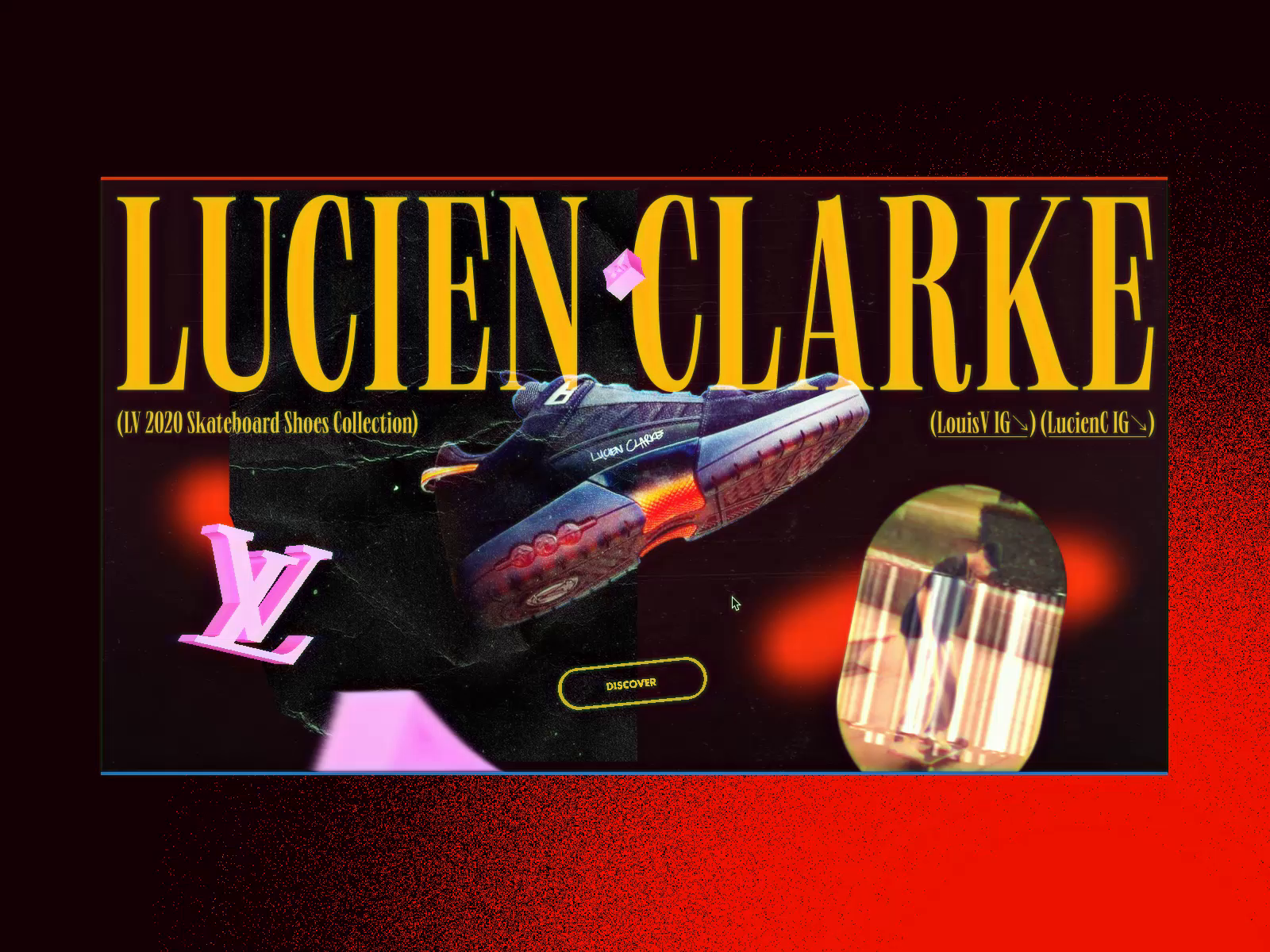 Lucien Clarke. first pro for Louis Vuitton 
