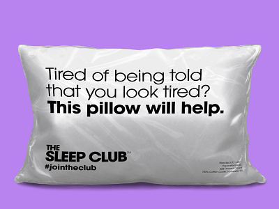 Kitsch Pillow Packaging 1 color branding concept design mockup packaging typography vector
