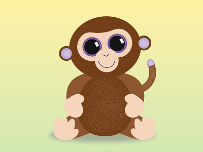 Coconut the Monkey beanie baby beanie boo coconut cute monkey