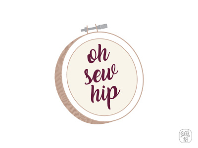 Oh Sew Hip Logo