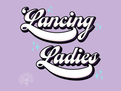 'Lancing Ladies feminism freelance freelance designer illustrator lettering type typeart typography