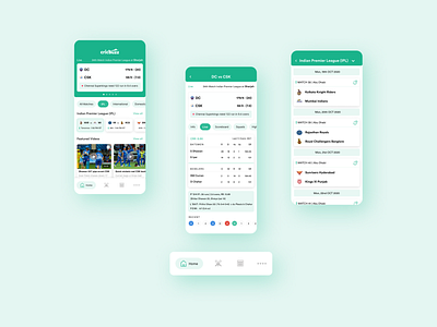 Cricbuzz App Re-design cricket design dribbble sports branding ui ui design