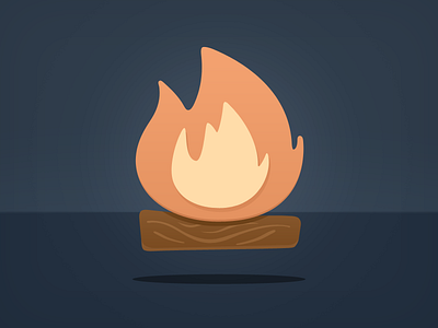 Smore Fire fire flame flyers icon logo smore wood
