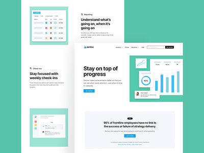 Perdoo — Pages agency branding clean design interaction landing page perdoo together typography ui ui style uiux ux web
