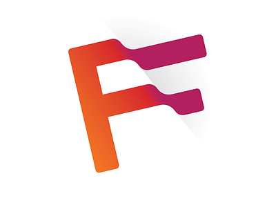 Letter "F" like flag / logotype concept.