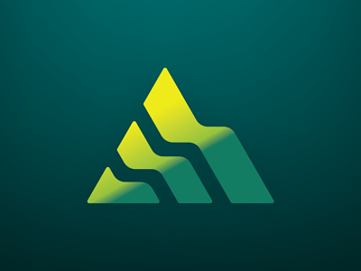 Wave Pyramid branding graphic design logo pyramid slice triangle wave