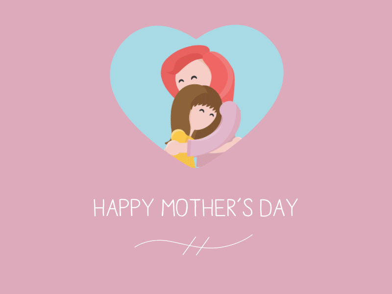 Mother's Day animation daughter gif love mother mothers mothersday mum