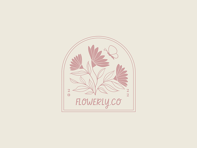 Flowerly.Co - Dribbble Weekly Warm Up