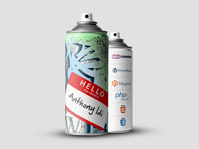 HELLO my name is Anthony Idi. art design graffiti graphic photoshop webdesign wordpress