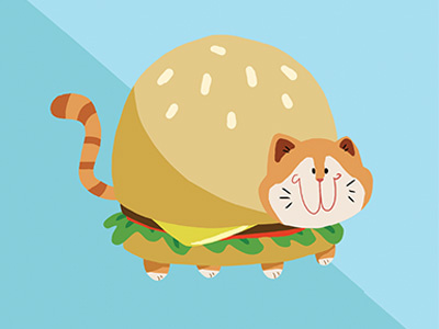 Cheeseburger Cat