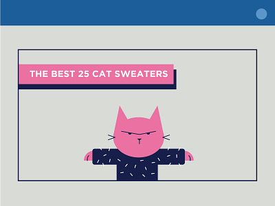 Cat Sweaters 2d cat illustrator sweater vector