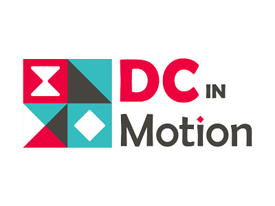 DC in Motion 2d illustrator logo logo design washington dc