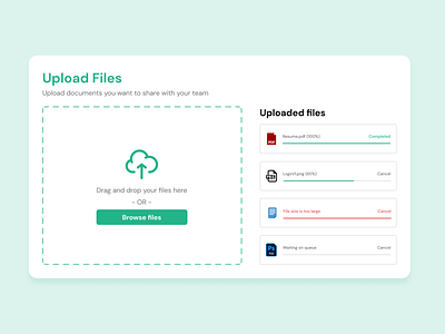 File Upload Modal