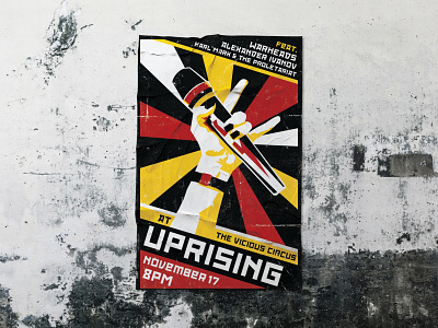 Uprising design vector