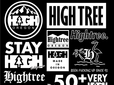 Designs for @highoregon 3d animation app brand branding clothing design graphic design illustration logo motion graphics ui