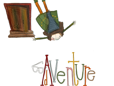 Diving Into Adventure adventure animation art book branding children colour creative design doodle exciting fun graphic design illustration kids logo sketch story typography vector