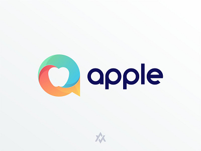 Apple Logo app apple brand identity branding design gradient logo graphic design icon illustration logo motion graphic ui vector visual identity