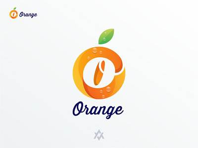 Orange Logo 3d animation branding dual meaning fruit gradient logo graphic design icon illustration lettermark logo motion graphics orange ui vector