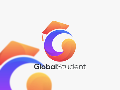 Global Student Logo by Artery academy app branding colorful education gradient logo graphic design icon lesson letter logo logo logo inspiration logos student teacher vector