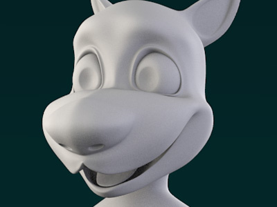 Dog Mascot - WIP 3d blender character dog mascot wip