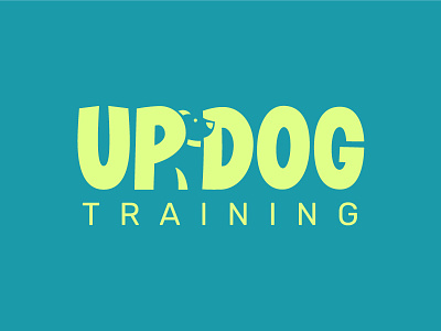 UP Dog Logo branding design logo typography vector
