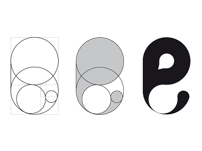 eCAP (Symbol development) brand golden ratio logo workflow