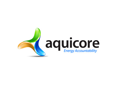Aquicore Logo Design branding logo