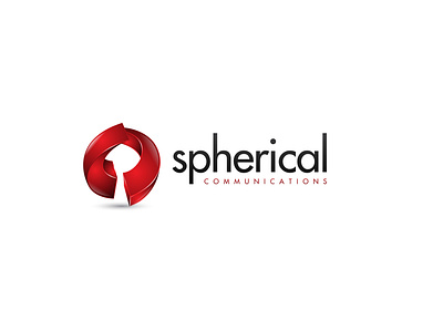 Spherical Communications Logo Design branding logo