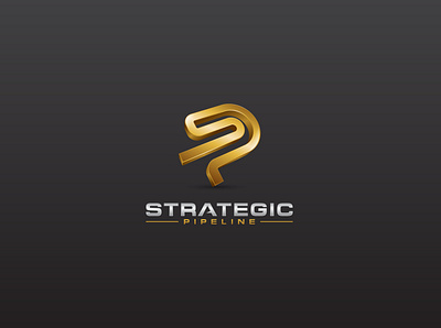 Strategic Pipeline Logo Design branding logo