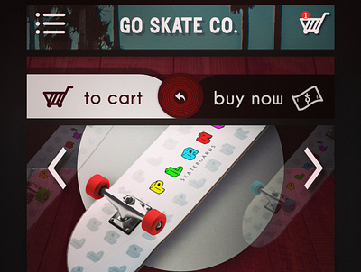 Skate Shop App Ui art artwork branding design drawing graphic design illustration logo ui vector