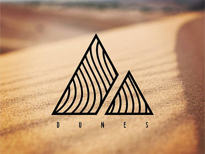 Dunes High End Apparel Company Logo Concept art artwork branding design drawing graphic design illustration logo vector