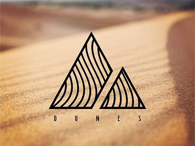 Dunes High End Apparel Company Logo Concept